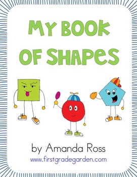 My Shape Book All About 2D Shapes by First Grade Garden | TpT