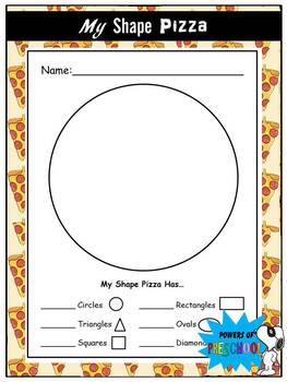 Preview of My Shape Pizza (Shape Identification, Counting)