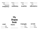 Kindergarten Math - My Shapes Book