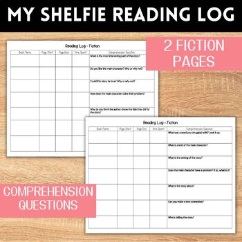 My Shelfie Reading Log by Floral Quill Designs | TPT