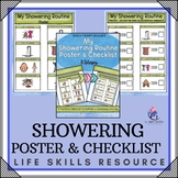 My Showering Routine Poster & Checklist | Going to Bed Vis