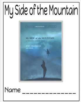 Preview of My Side of the Mountain Comprehension Book Packet