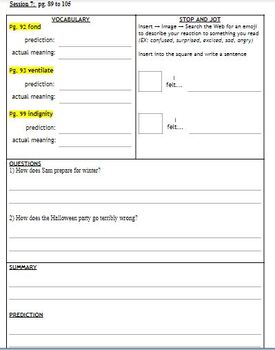 Preview of My Side of the Mountain Novel Study (Distance Learning in Google)