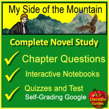 Preview of My Side of the Mountain Novel Study Free Sample