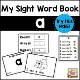 My Sight Word Book - "a" {FREE}