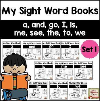 Preview of My Sight Word Books - SET 1