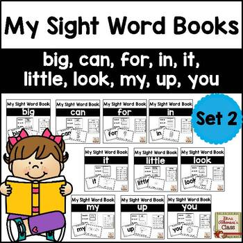 Preview of My Sight Word Books - SET 2