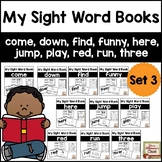 My Sight Word Books - SET 3