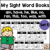 My Sight Word Books - SET 5