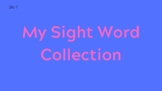 My Sight Word Collection Set 4