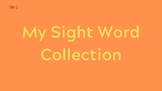 My Sight Word Collection Set 5