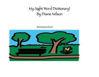 Preview of Sight Word Student Dictionary!