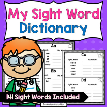 Preview of Sight Word Dictionary