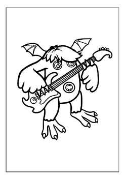 we singing monsters coloring pages 103 – Having fun with children