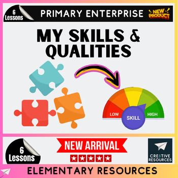 Preview of My Skills & Qualities - Elementary Careers Unit