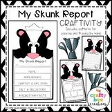 Skunk Craft Activity | Animal Research Reports | Forest An