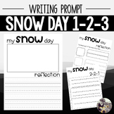 My Snow Day 3-2-1 | Writing Prompt | Morning Work