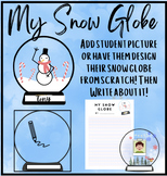 My Snow Globe | Christmas Holiday Art & Writing Activity