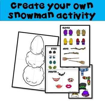My Snowman Adaptive/Interactive Book and Activity by Speech Packtivities