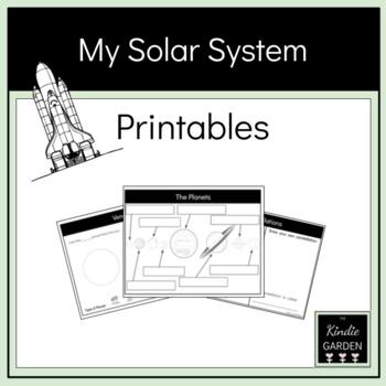 Preview of My Solar System Book Printable