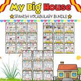 My Spanish Big House Coloring Pages & Flash Cards BUNDLE f