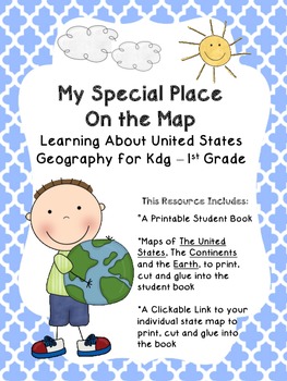 Preview of My Special Place on the Map: Geography & Maps for Kindergarten & First Grade