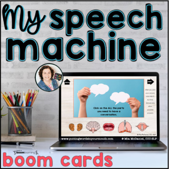Preview of My Speech Machine Digital Activities | Boom Cards™