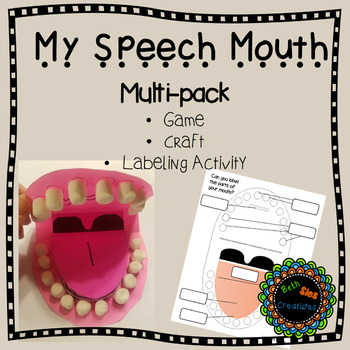 Speech Mouth Worksheets Teaching Resources Teachers Pay Teachers
