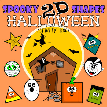 Preview of My Spooky Shapes Halloween Book | Learn to Trace 2D Shapes