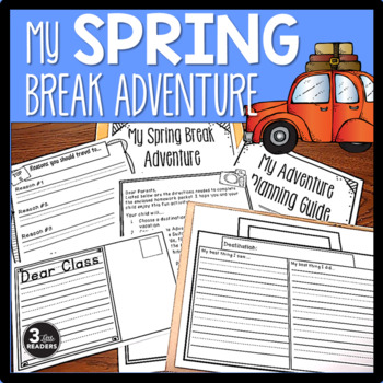 Preview of Spring Break Adventure {Homework Packet}