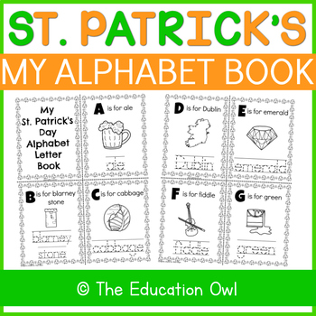 Preview of My St. Patrick's Day Alphabet Letter Book