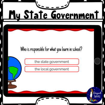 Preview of My State and Local Government BOOM Cards