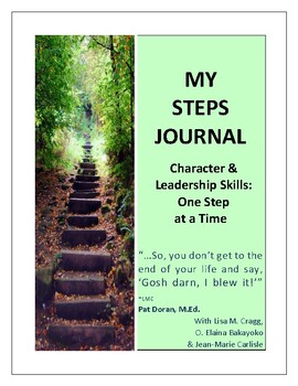 Preview of My Steps Journal: A Character Education Journal
