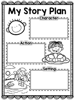 Preview of My Story Plan {Graphic Organizer} Character Action Setting Beginning Middle End