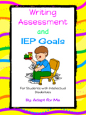 Writing Assessment for Students with Intellectual Disabilities