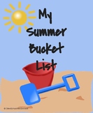 My Summer Bucket List- Booklet