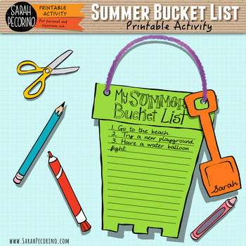 Preview of My Summer Bucket List Printable Project