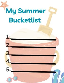 Preview of My Summer Bucketlist