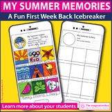 My Summer Memories, Fun Back to School All About Me Art an