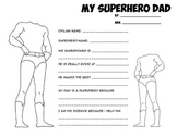 My Superhero Dad - Great Father's Day Activity!