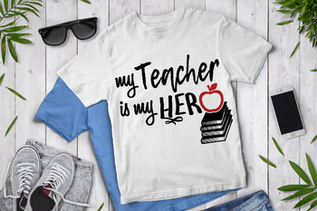 Download My Teacher Is My Hero Svg School Svg School Shirt School Clipart