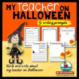 My Teacher On Halloween | Write and Draw | Halloween Fun