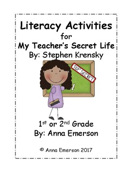 Preview of My Teacher's Secret Life Literacy Activities