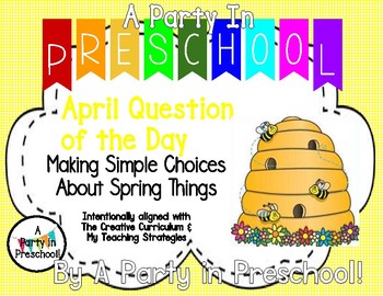 Preview of My Teaching Strategies  April Question of the Day- Making Choices about Spring