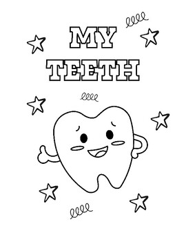 Preview of My Teeth | Preschool Kindergarten Unit | 37 Pages