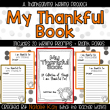 My Thankful Book - A Thanksgiving Writing Project for November