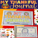 My Thankful Journal | Student Gratitude Journal | Thanksgi