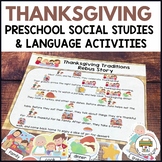 Preschool Thanksgiving Social Studies and Language Activities