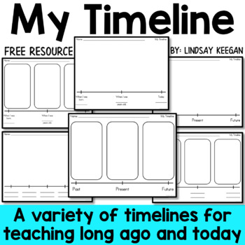 Preview of Timeline Template - Creating a Timeline of my Life