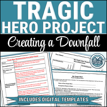 Preview of My Tragic Hero - Students Create a Tragedy in Five Components
